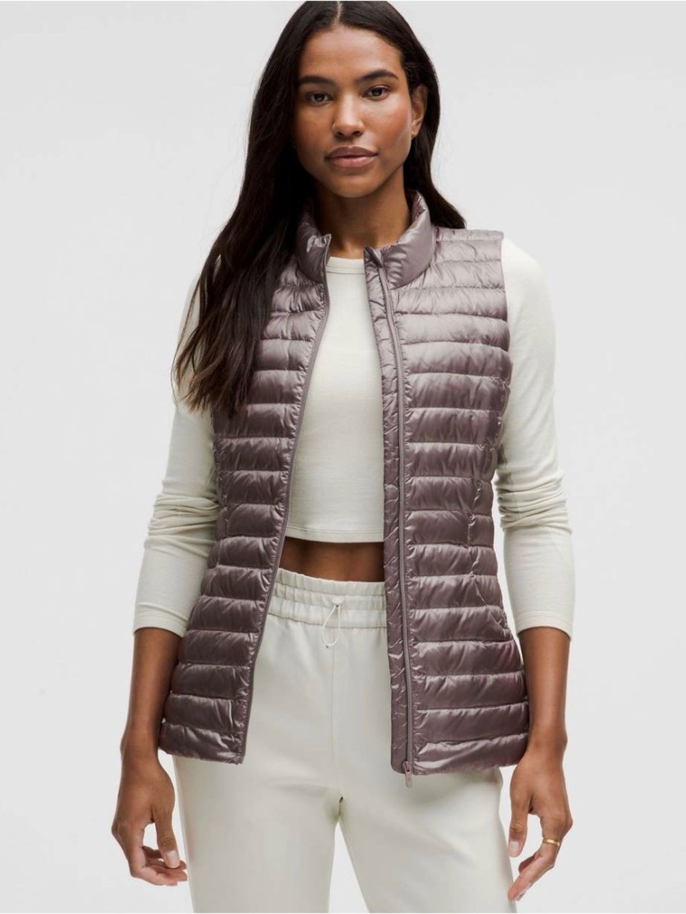 Lululemon Pack It Down Vest *Shine (Size 2 ) in Lunar Rock